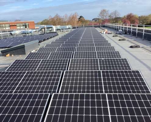 Bauder PV installation